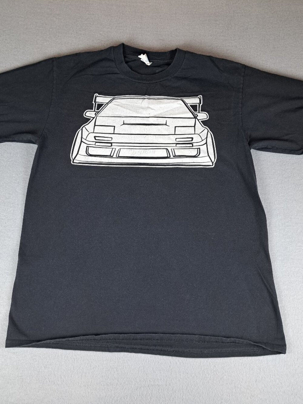 RX7 Turbo 2 Mens Size Medium Black Graphic Tee